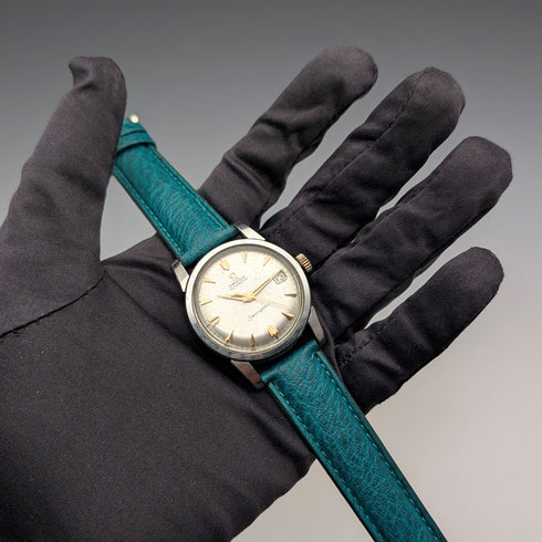 約 1958 年歐米茄海馬系列 Ref28494SC 男士自動手錶 Cal503 運作良好